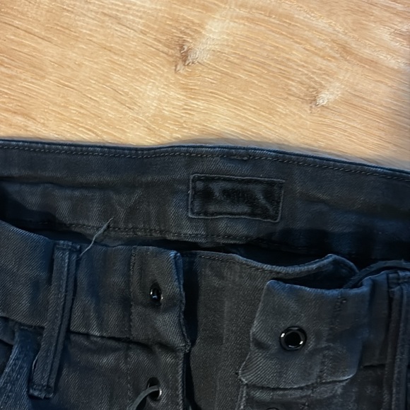 Mother black lace up jeans - Picture 3 of 9